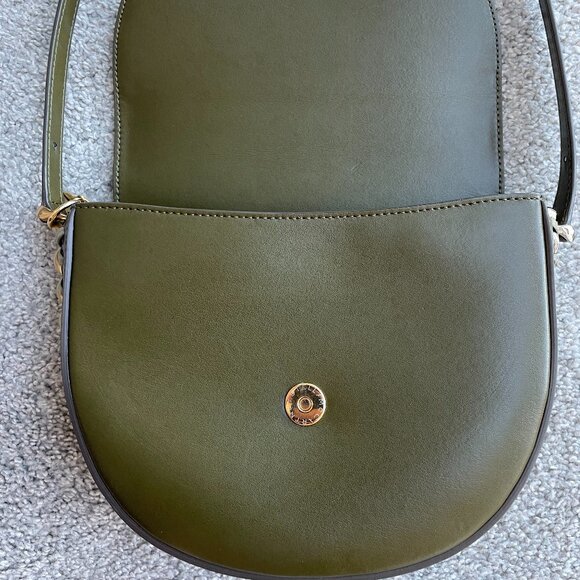 Stella McCartney Eco Alter Nappa Medium Frayme Khaki Bag - Picture 14 of 15